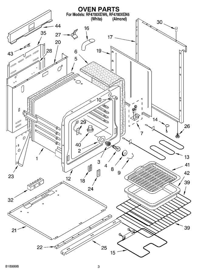 Diagram for RF4700XEN6