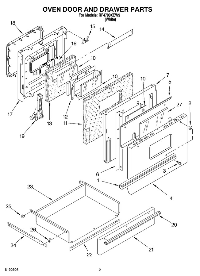Diagram for RF4700XEW9