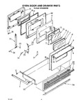 Diagram for 05 - Oven Door And Drawer
