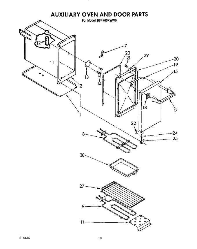 Diagram for RF4700XWW0
