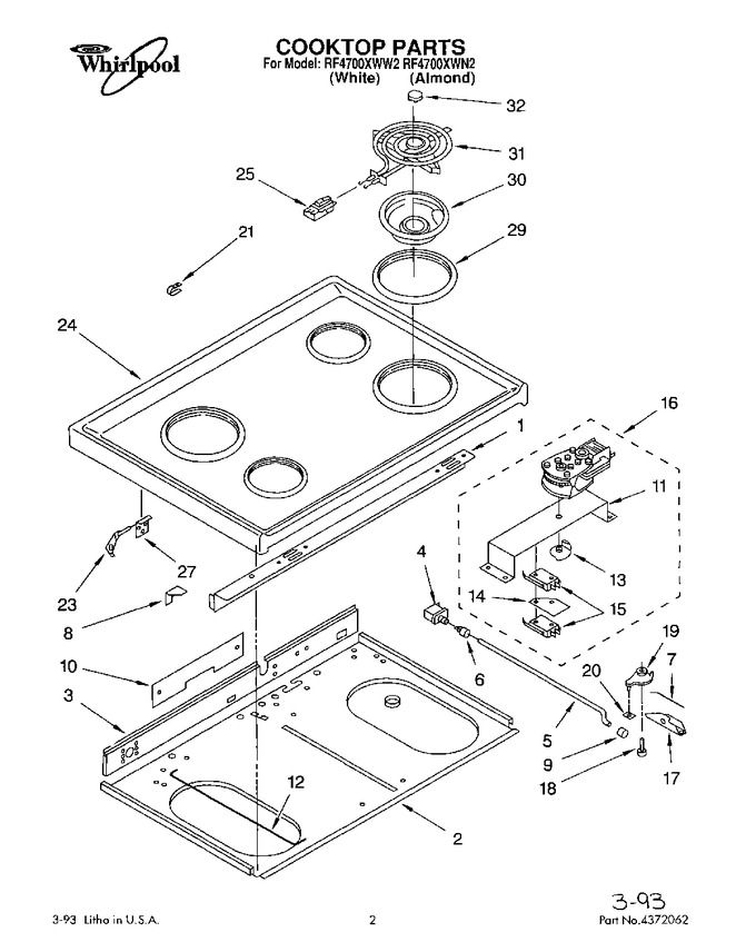 Diagram for RF4700XWW2