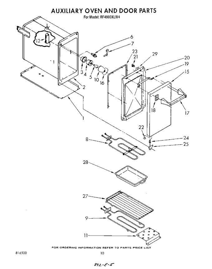 Diagram for RF4900XLW4