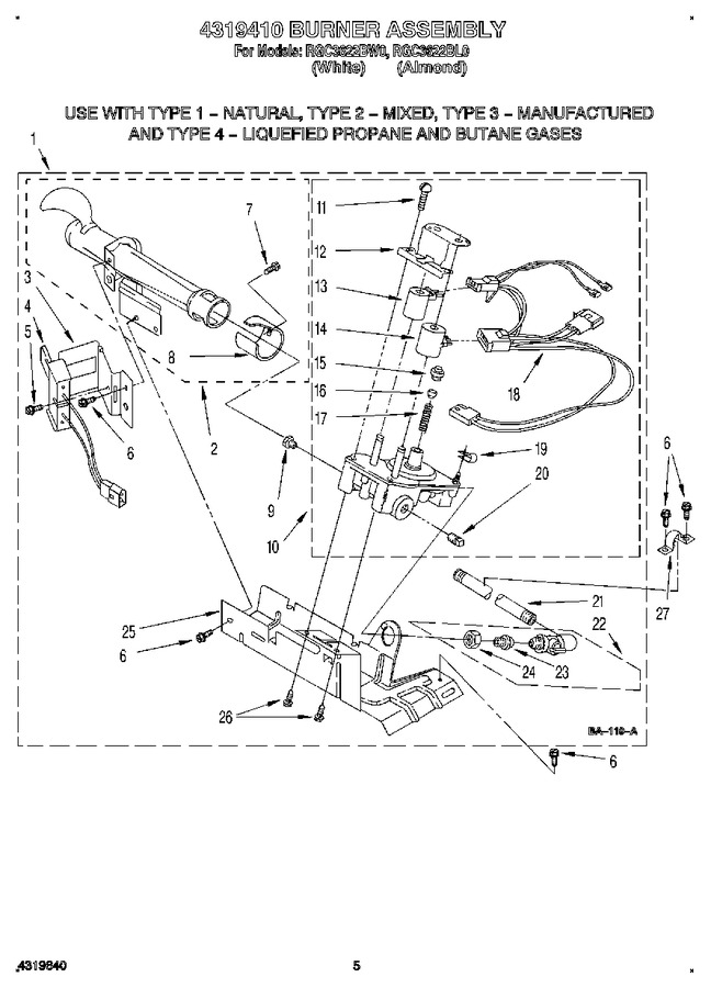 Diagram for RGC3622BW0