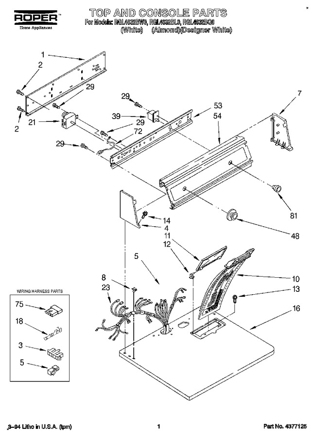 Diagram for RGL4632BW0