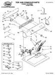 Diagram for 01 - Top And Console Parts