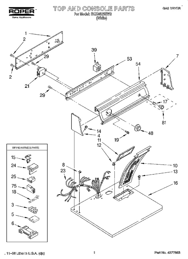 Diagram for RGX4625EW3