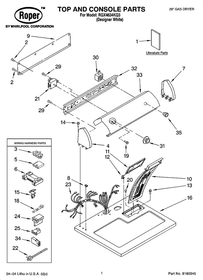 Diagram for RGX4634KQ3