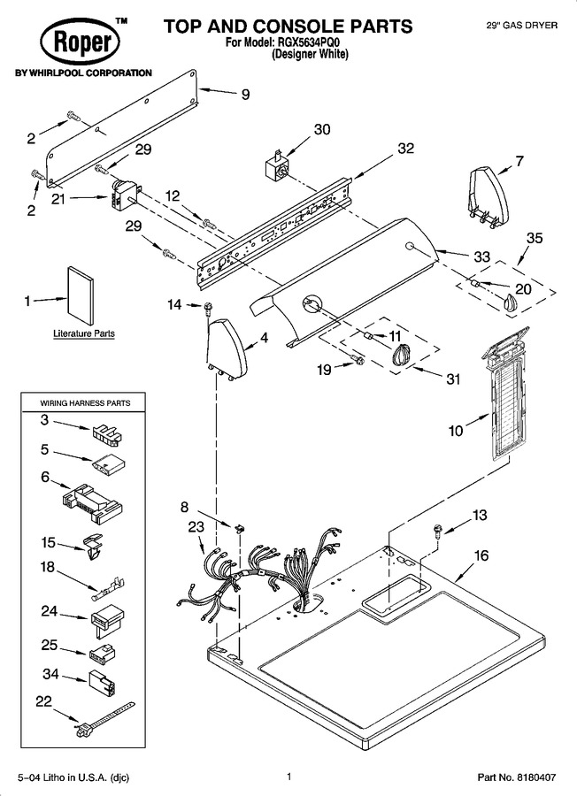 Diagram for RGX5634PQ0