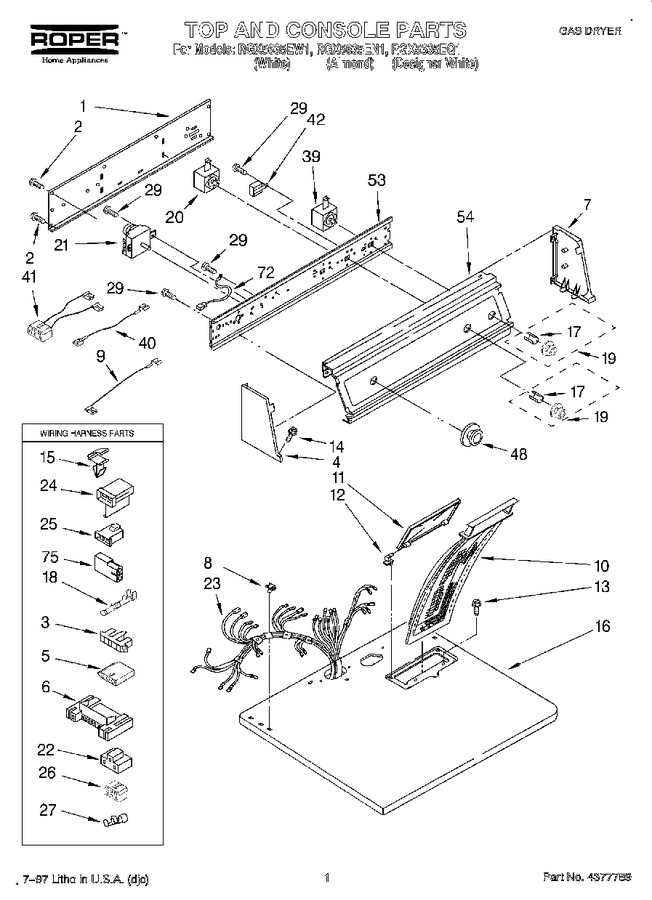Diagram for RGX5635EW1