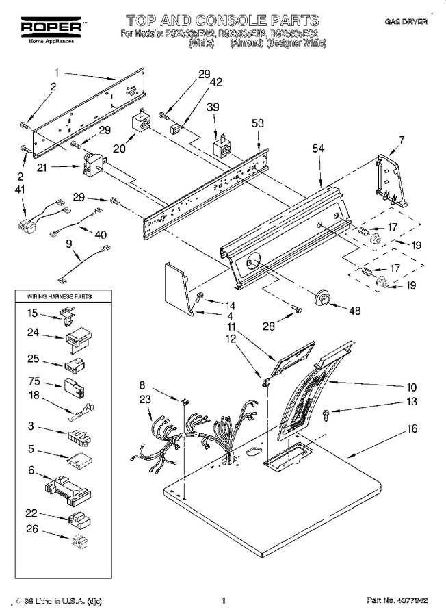 Diagram for RGX5635EW2