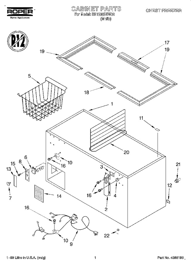Diagram for RH1500REW02