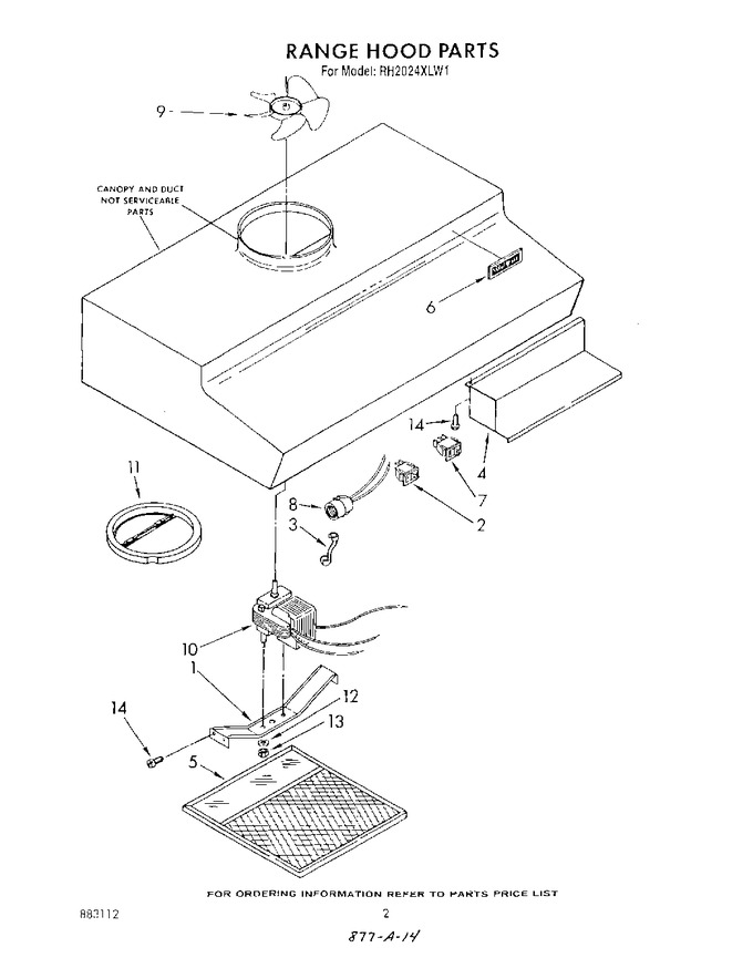 Diagram for RH2024XLW1