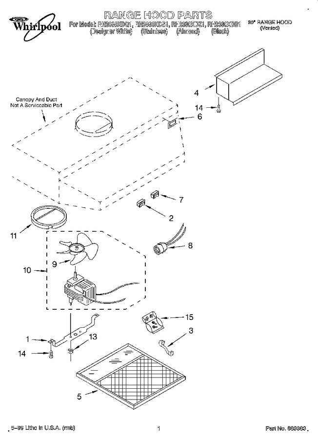 Diagram for RH2030XDZ1