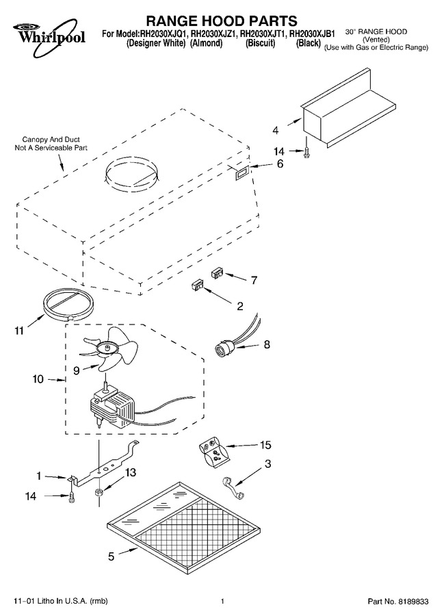 Diagram for RH2030XJQ1