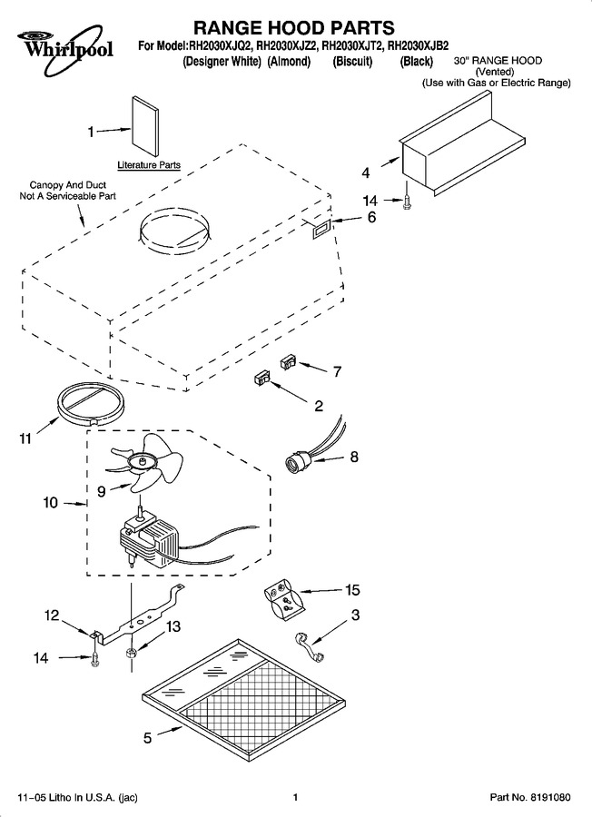 Diagram for RH2030XJQ2