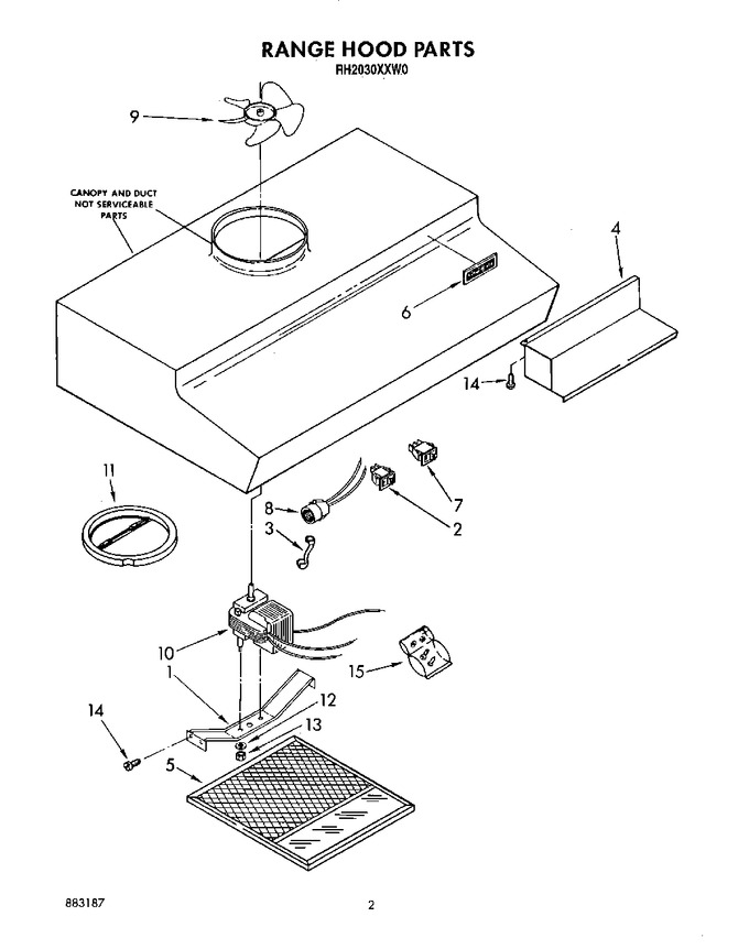 Diagram for RH2030XXS0