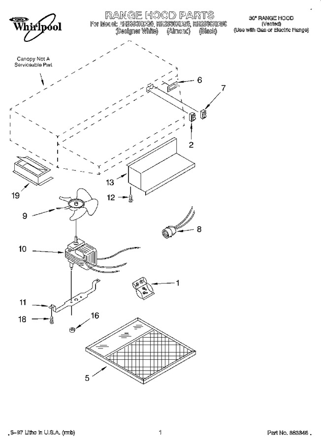 Diagram for RH2330XDB0