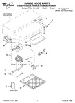 Diagram for 01 - Range Hood Parts