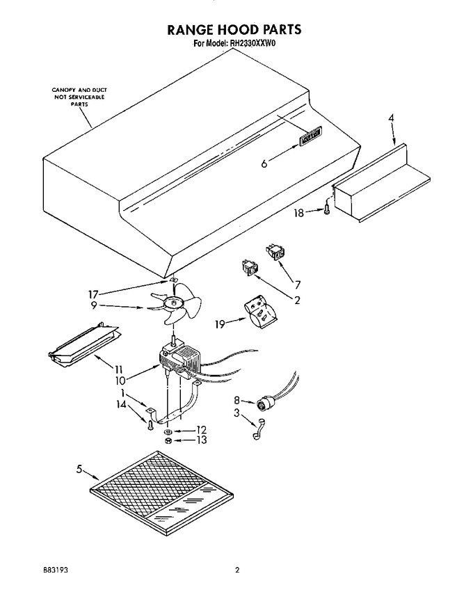 Diagram for RH2330XXN0