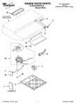 Diagram for 01 - Range Hood Parts