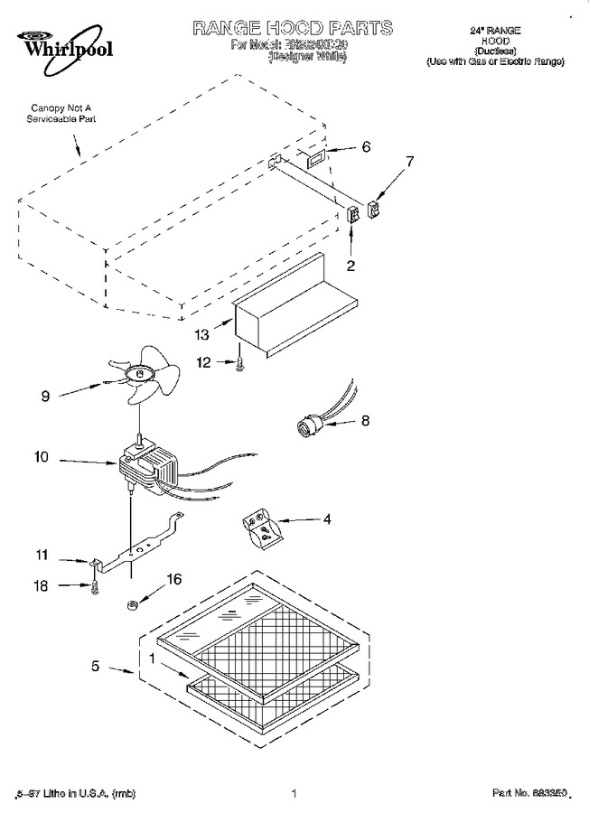 Diagram for RH2624XDQ0