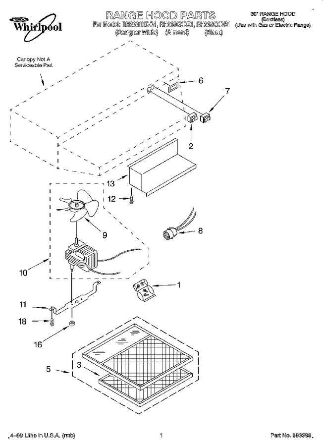 Diagram for RH2630XDZ1