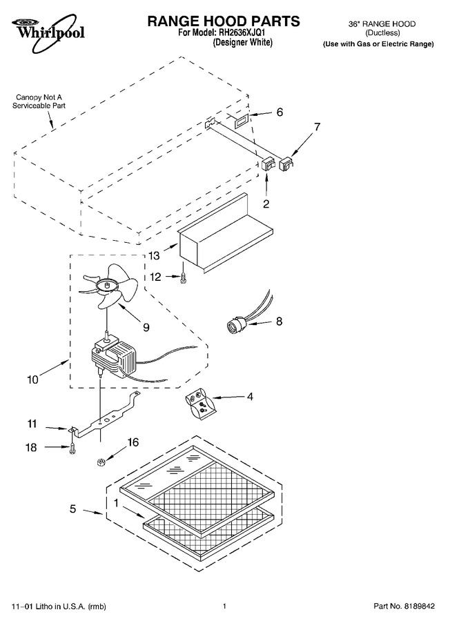 Diagram for RH2636XJQ1