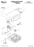 Diagram for 01 - Range Hood Parts