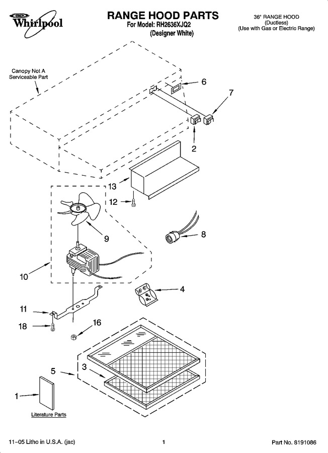 Diagram for RH2636XJQ2