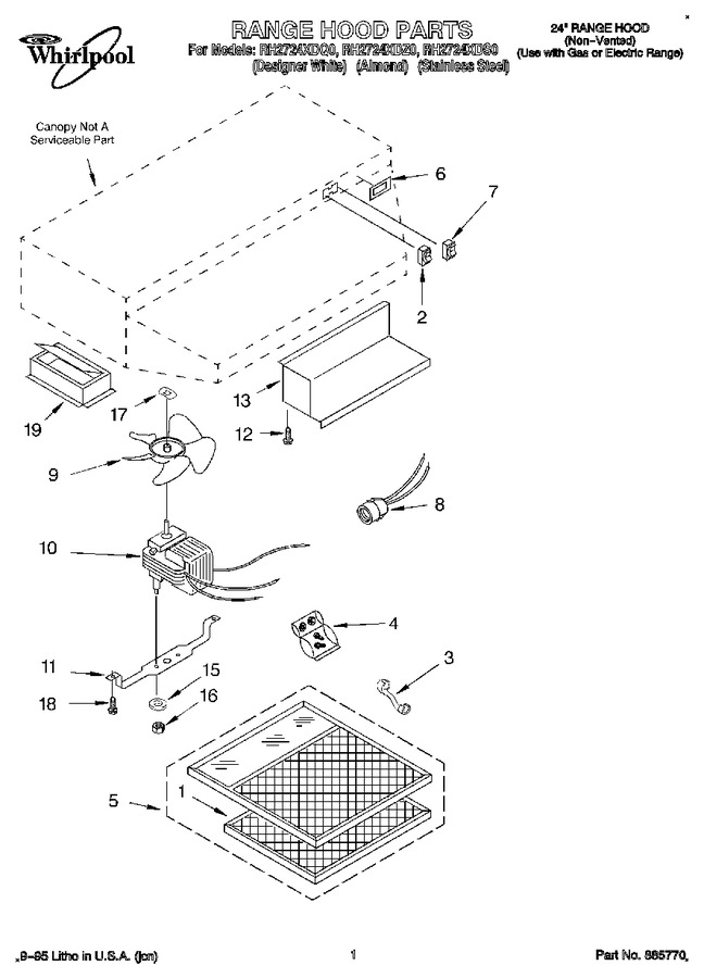 Diagram for RH2724XDS0