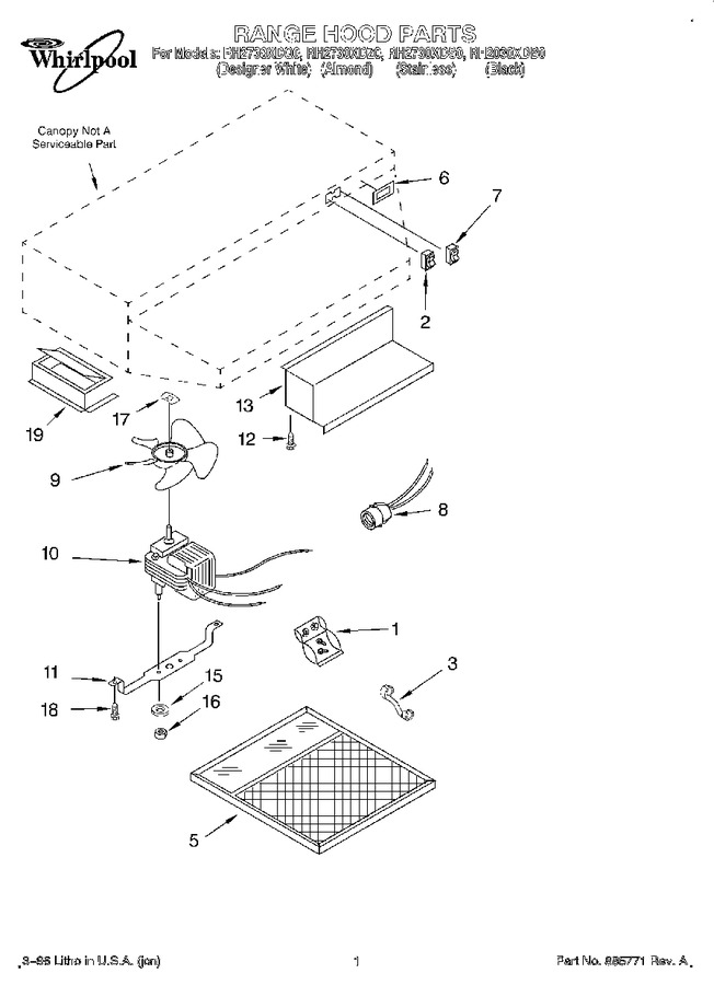 Diagram for RH2730XDS0