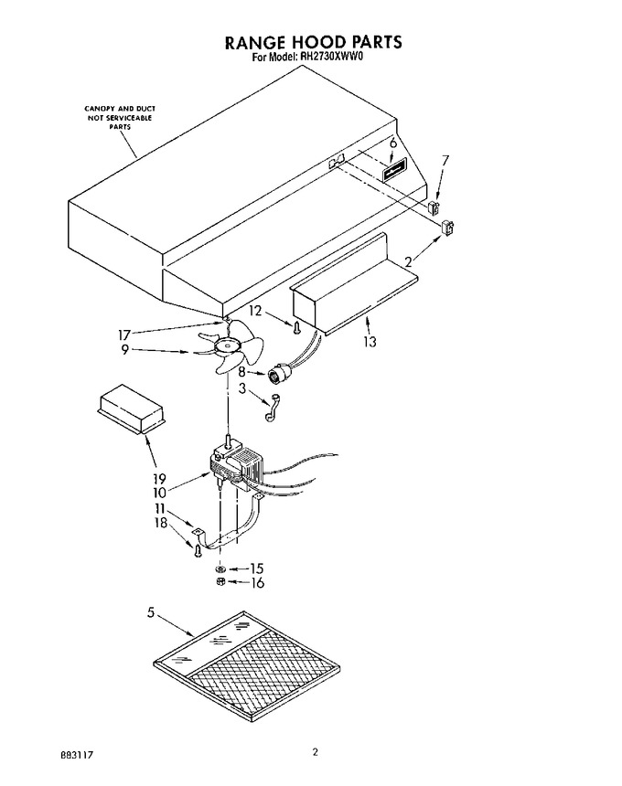 Diagram for RH2730XWW0