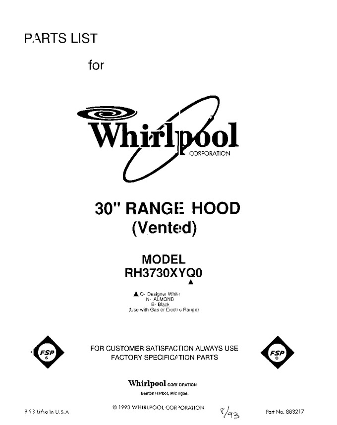 Diagram for RH3730XYN0