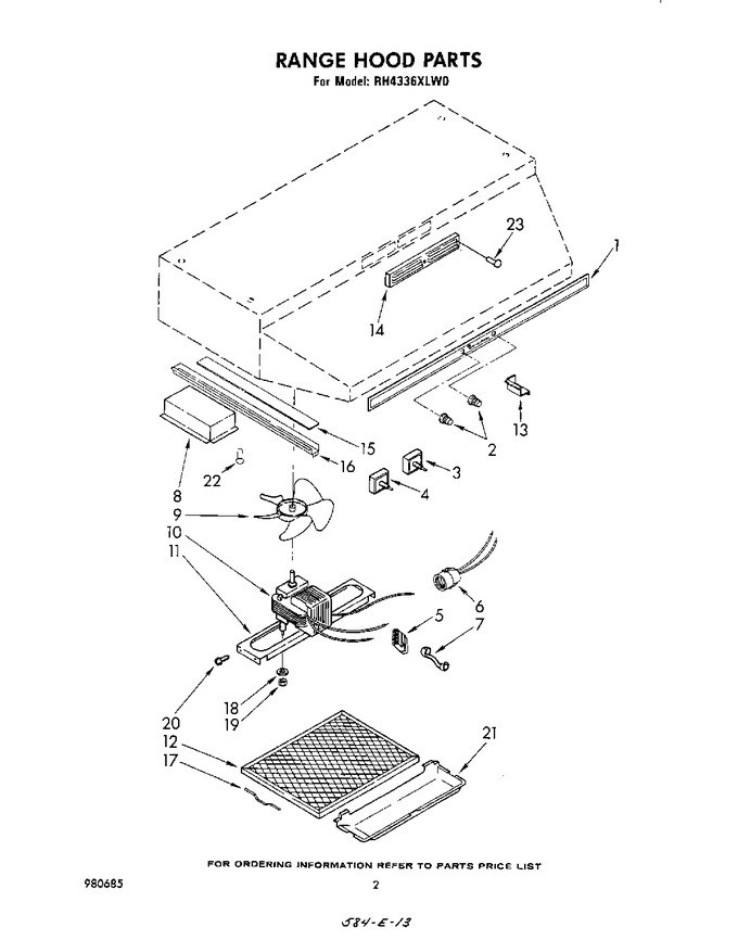 Diagram for RH4336XLW0