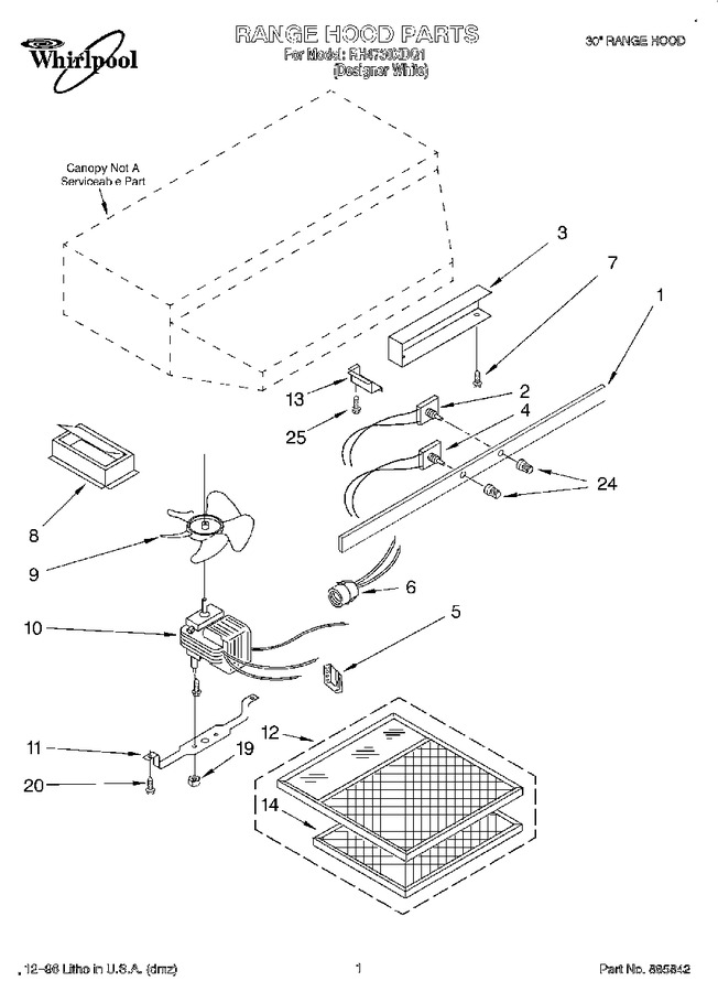Diagram for RH4730XDQ1