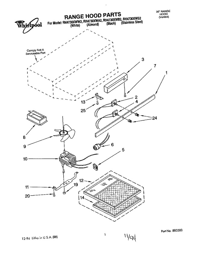 Diagram for RH4730XWW2