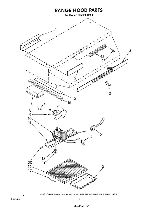 Diagram for RH4930XLW0