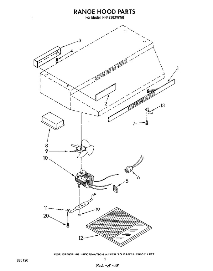 Diagram for RH4930XWW0