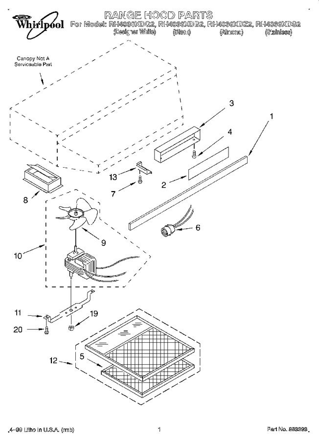 Diagram for RH4936XDB2