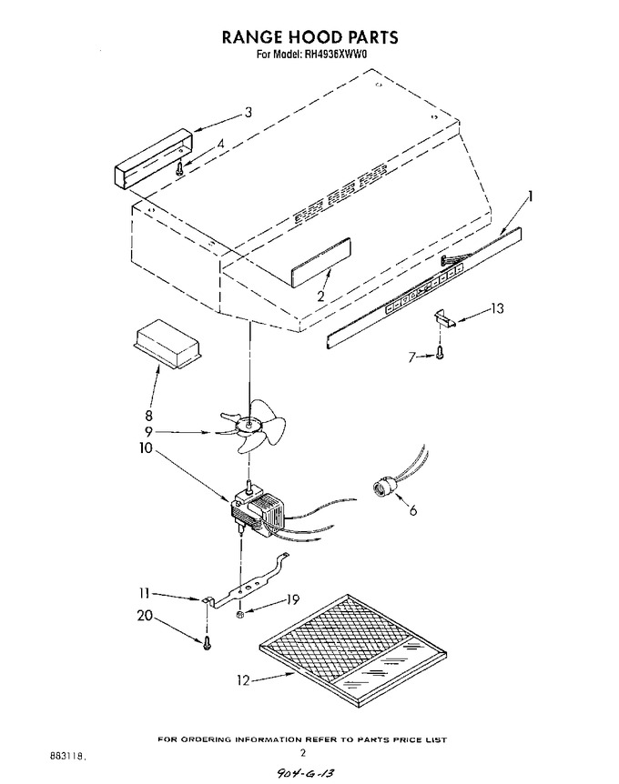 Diagram for RH4936XWW0