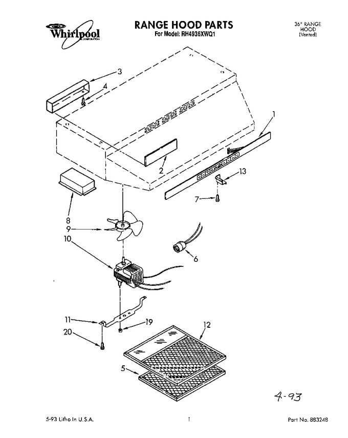 Diagram for RH4936XWQ1