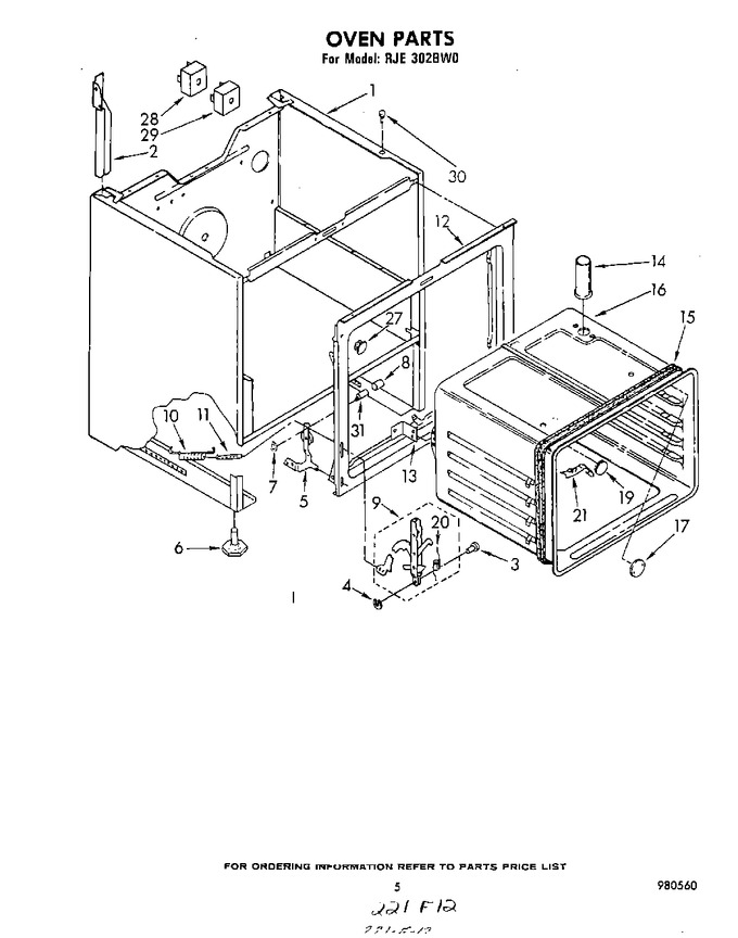 Diagram for RJE302BW0