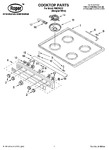 Diagram for 01 - Cooktop Parts