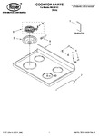 Diagram for 01 - Cooktop Parts