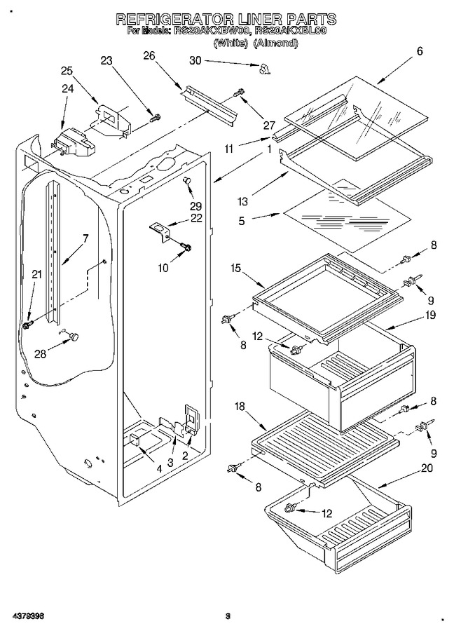 Diagram for RS20AKXBW00