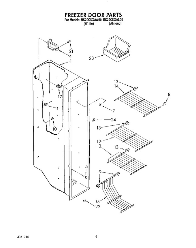 Diagram for RS20CKXAW00