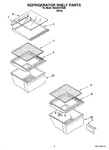 Diagram for 03 - Refrigerator Shelf Parts