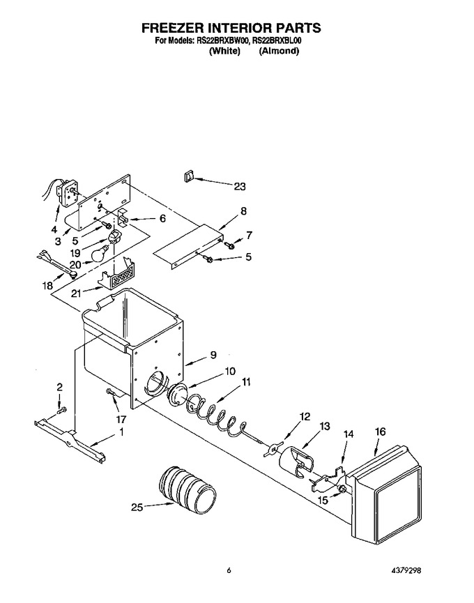 Diagram for RS22BRXBL00