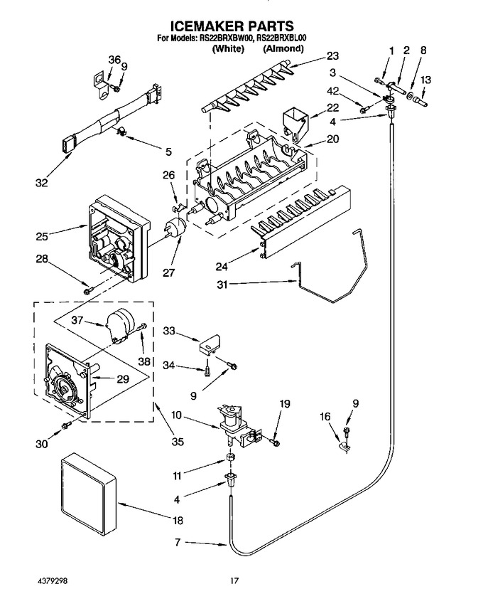 Diagram for RS22BRXBL00