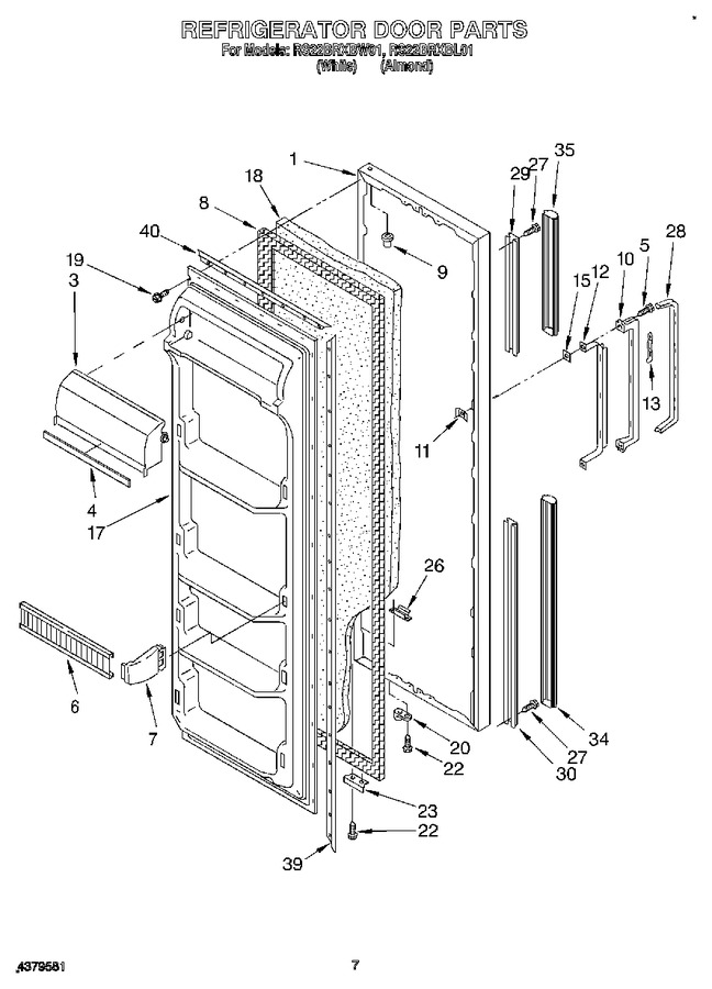 Diagram for RS22BRXBW01